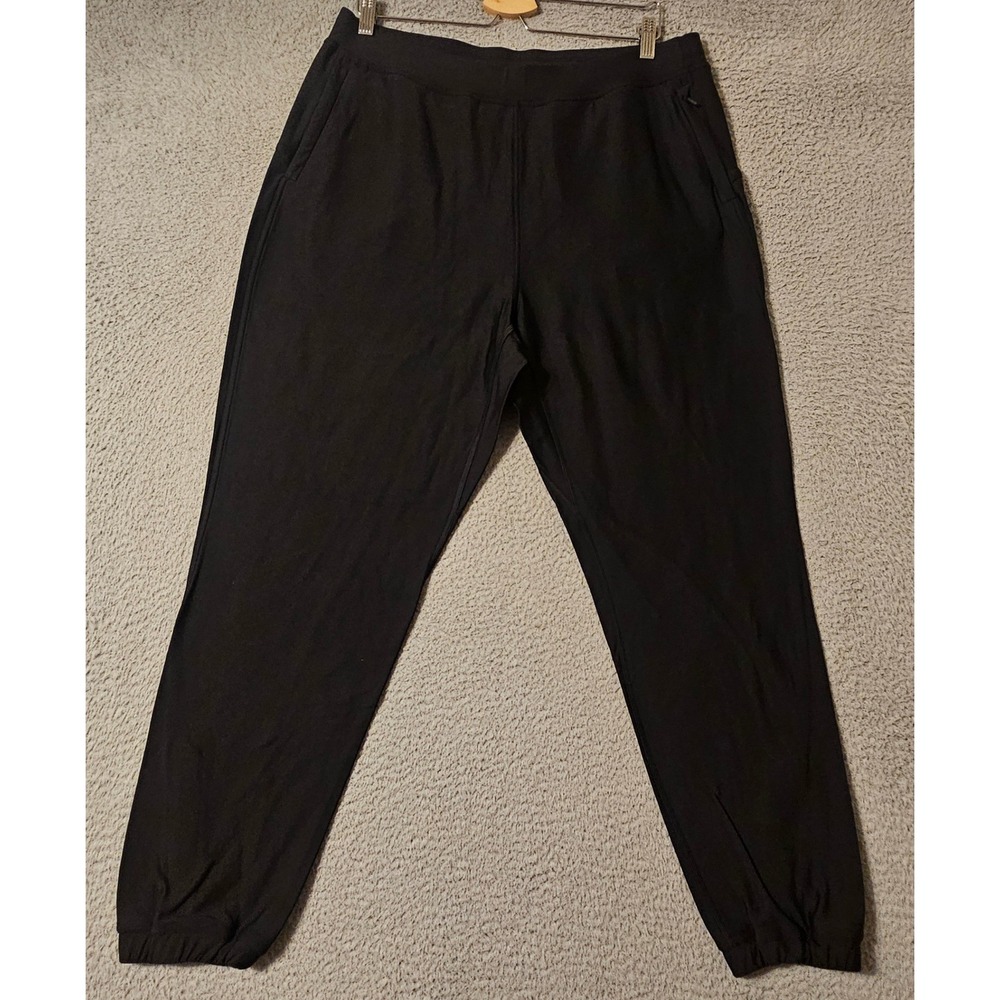Lululemon Adapted State High-Rise Fleece Jogger Black Women's Size 14 LW5DK5S